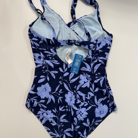 NWT Cupshe Tummy Contouring One-piece Swimsuit Size L - Picture 2 of 6